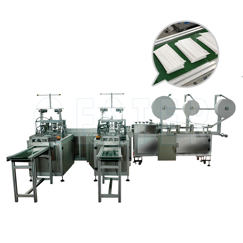 Automatic Disposable Surgical Medical Face Mask Making Machine MKM-10