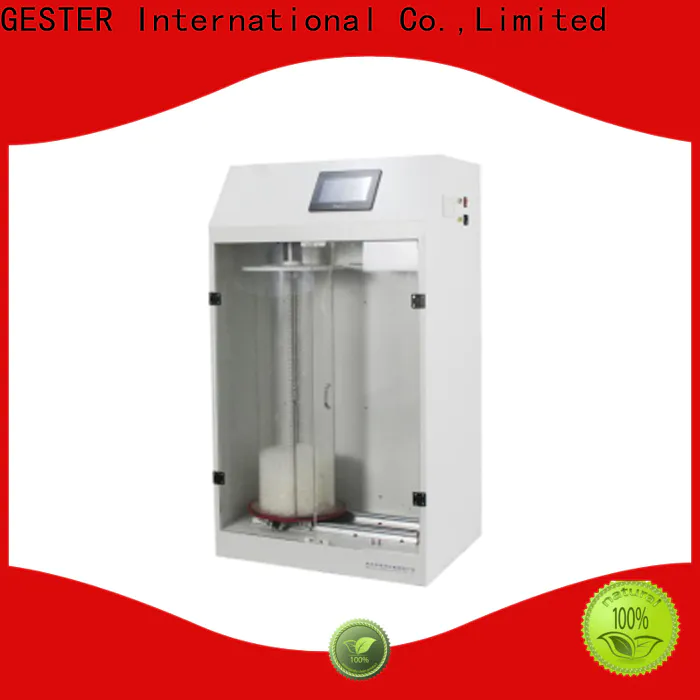 GESTER digital air permeability tester procedure for lab