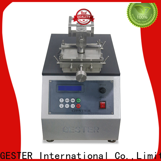 GESTER safety din abrasion tester wholesale for lab
