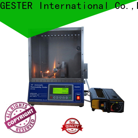 GESTER safety flammability tester price for textile