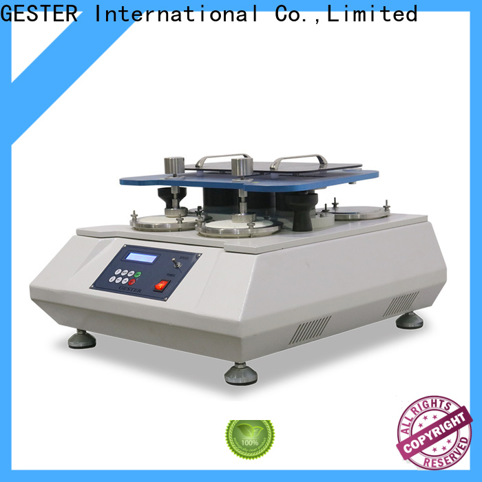 GESTER electronic shoe material test equipment supplier for she