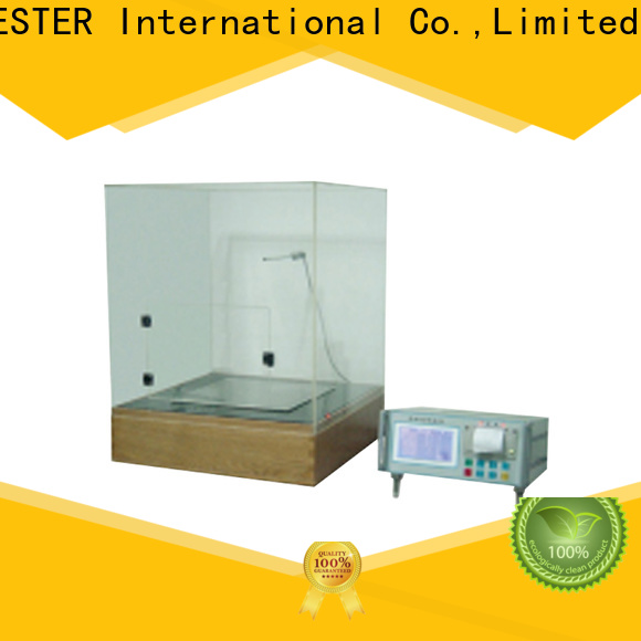 GESTER Instruments air permeability tester procedure for lab