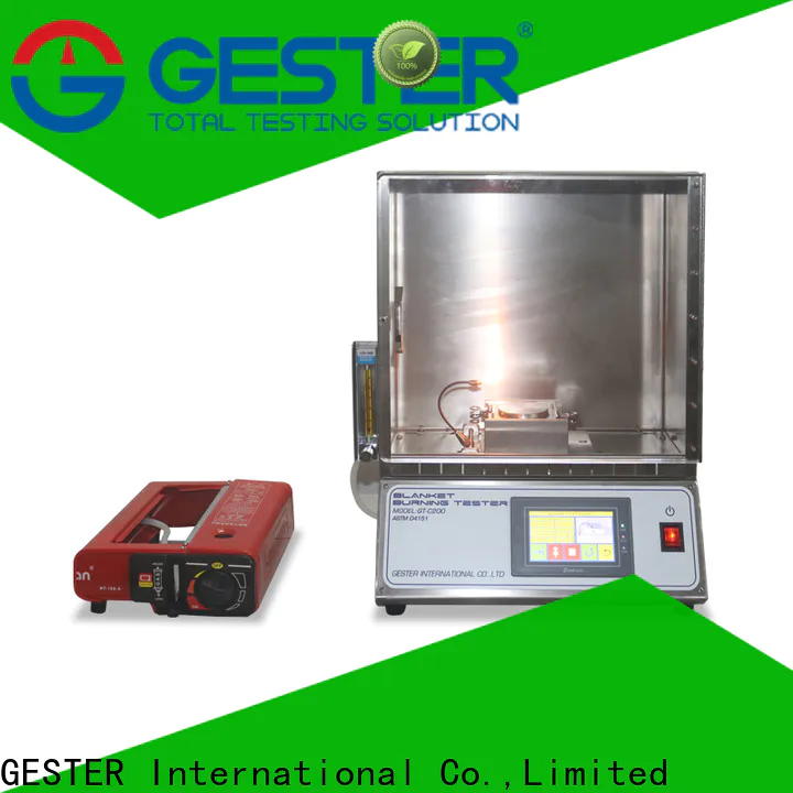 GESTER Instruments hydraulic smart fabric manufacturer for test