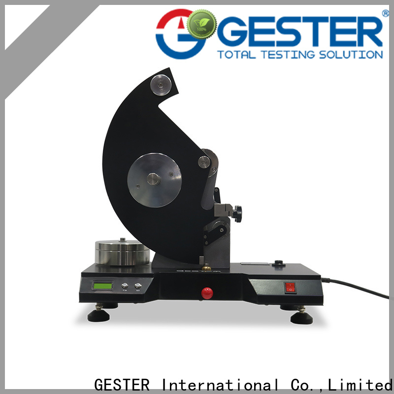 GESTER Instruments elmendorf tear tester procedure for test