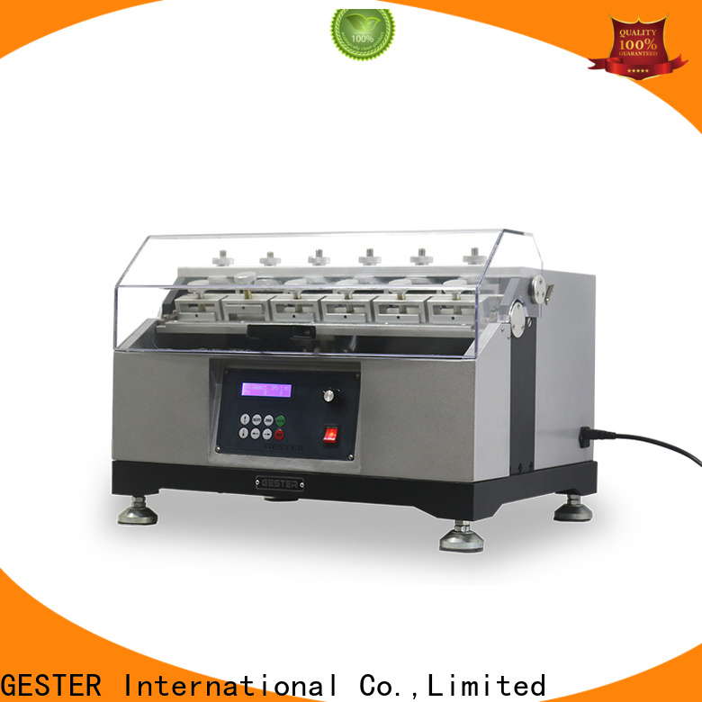 GESTER Instruments wholesale din abrasion resistance tester supply for shoe material