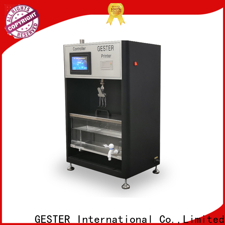 GESTER Instruments shoe sole testing procedure for footwear