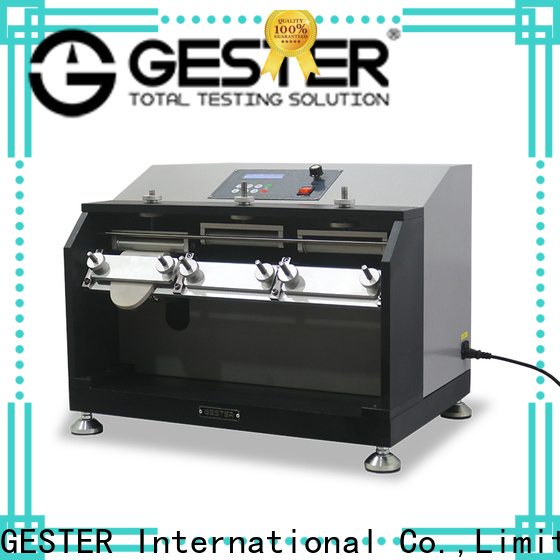 GESTER Instruments lab testing equipment manufacturer procedure for footwear