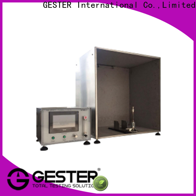 GESTER Instruments wholesale Vertical Flammability Chamber factory for test