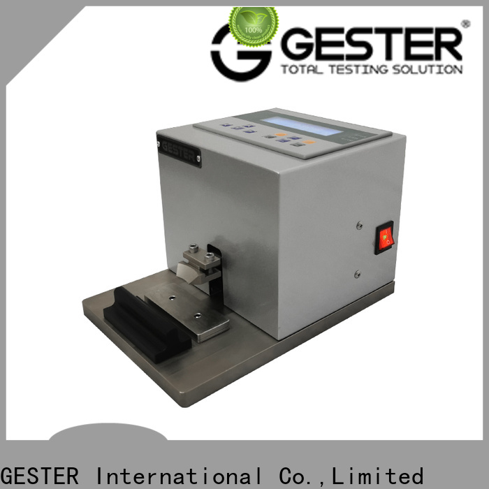 GESTER Instruments custom tension testing machine procedure for shoes