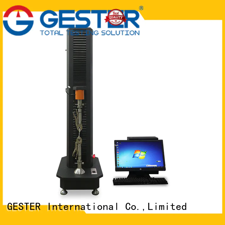 GESTER programmable computerized universal testing machine supplier for textile