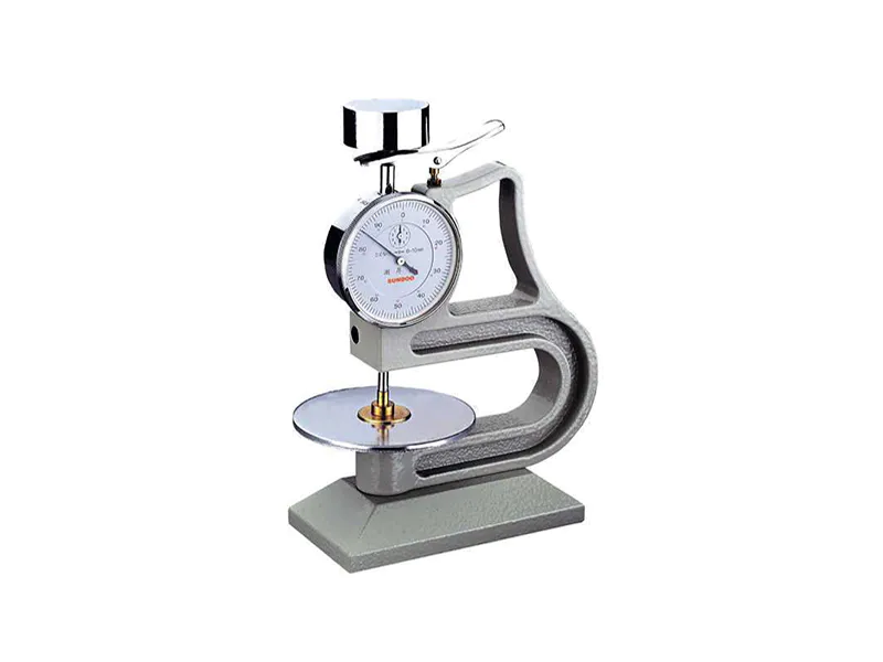 How the thickness gague for leather materials is Measured