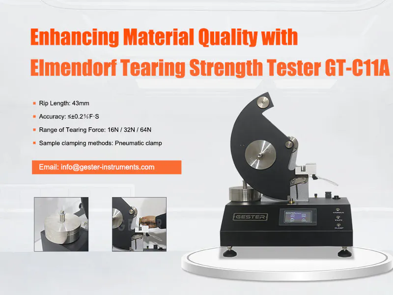 Enhancing Material Quality with Elmendorf Tearing Strength Tester GT-C11A