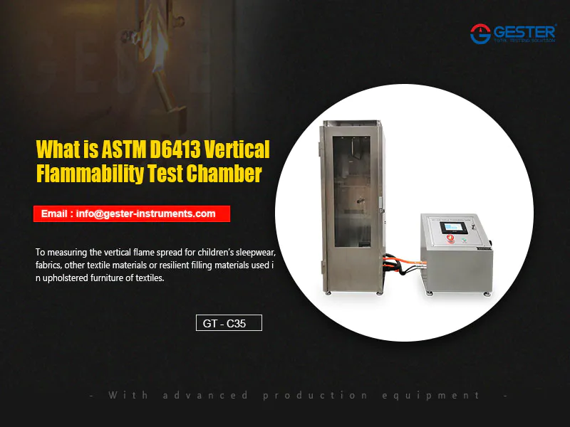 What is ASTM D6413 Vertical Flammability Test Chamber GT-C35A?