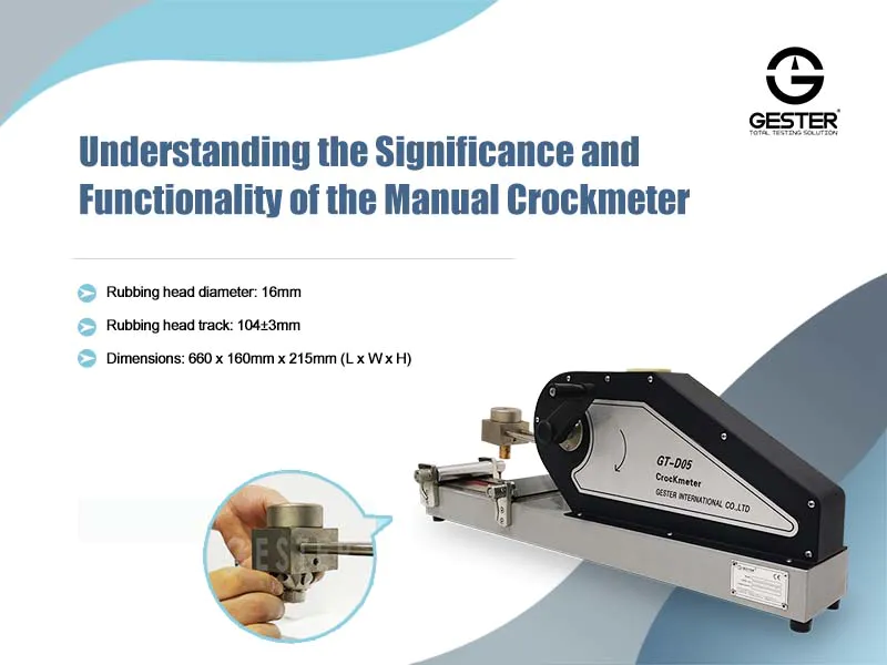 Understanding the Significance and Functionality of the Manual Crockmeter