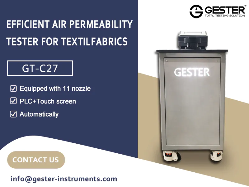 Efficient Air Permeability Tester for Textile Fabrics GT-C27A