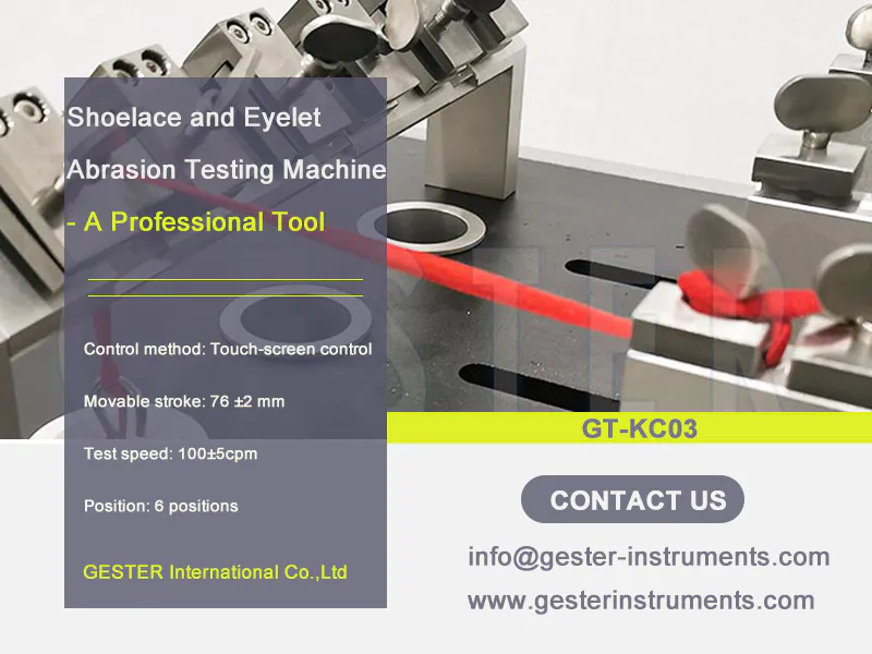 Shoelace and Eyelet Abrasion Testing Machine - A Professional Tool