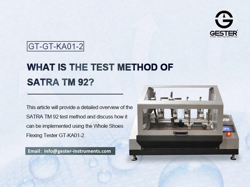 What is the test method of Satra TM 92 ?