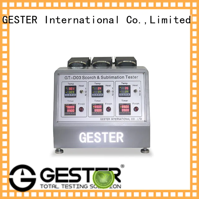 GESTER Fabric Testing Instruments procedure for fabric