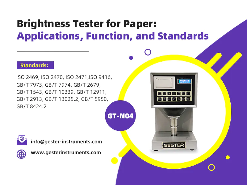 Brightness Tester for Paper: Applications, Function, and Standards