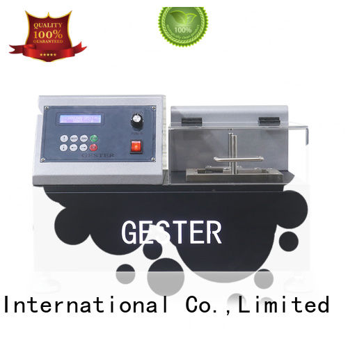 GESTER rubber Fabric Testing Instruments procedure for footwear